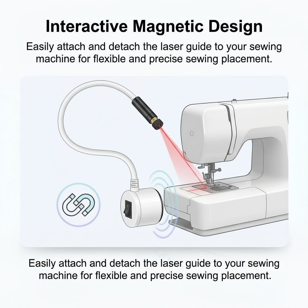 Stitchbeam - Luce Laser Magnetica per Quilting