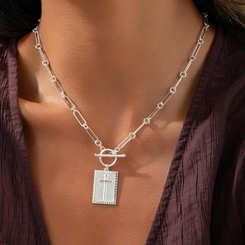 Collana in Catena a Clip Placcata in Oro 14K