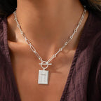 Collana in Catena a Clip Placcata in Oro 14K