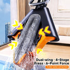 CLEANFLOW - Mop a strizzatore con spugna ad alta assorbenza per bagno e pavimenti