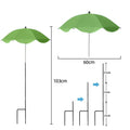 Florashade Protezione per Piante al Sole | Protezione per Piante Regolabile | Ombrello Resistente ai UV con Picchetto da Terra | Resistente alle Intemperie | Ø 60 cm