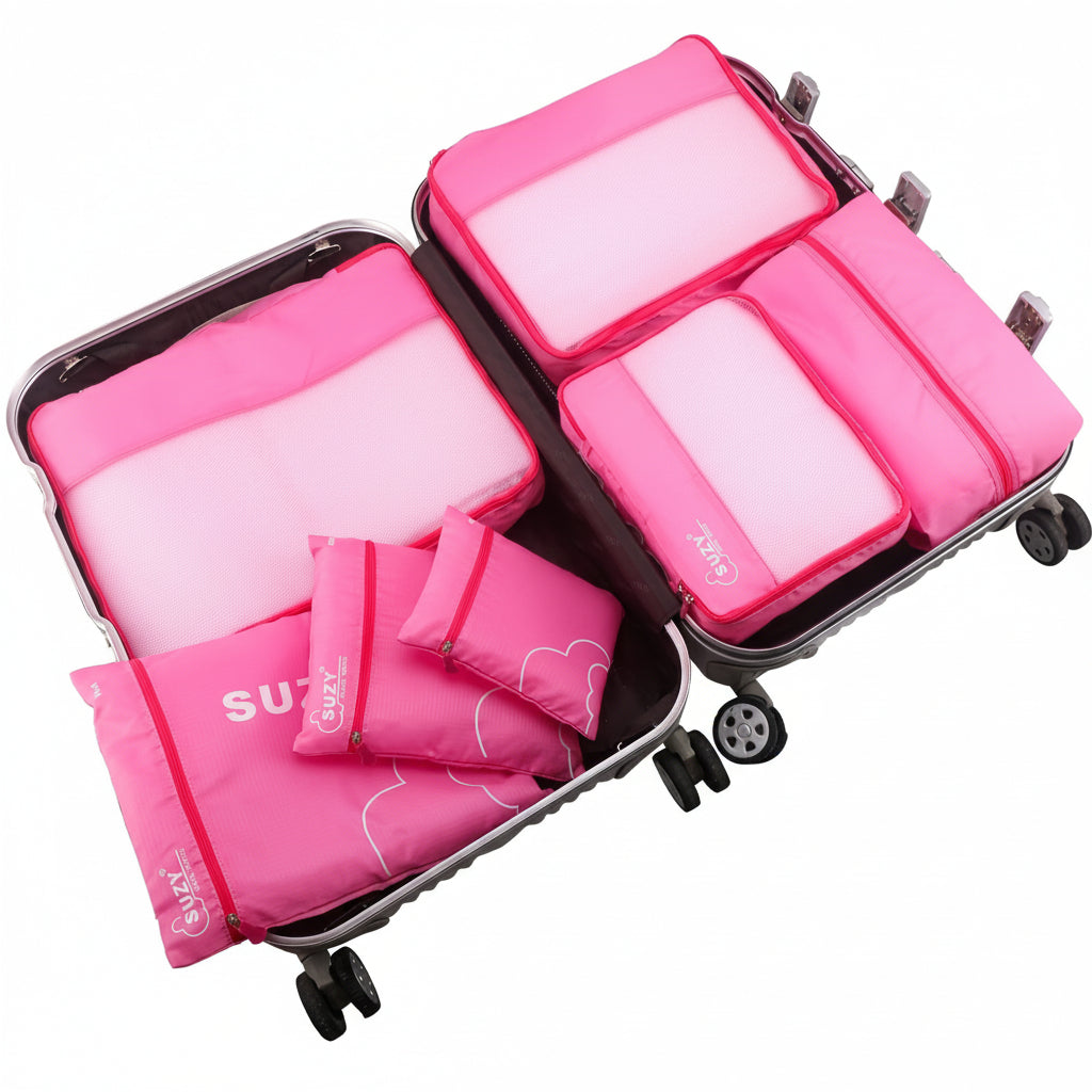 JOURNEASY - Set di 7 Borse Organizzatrici per Valigia Portatile per Viaggi