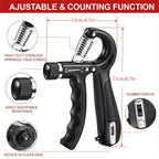 GRIPMAX – Set Completo di Allenamento per la Forza delle Mani per Potenza di Grip e Avambraccio