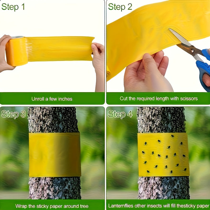 BUGSTRIP – Nastro Barriera Insetti Appiccicoso per Esterni