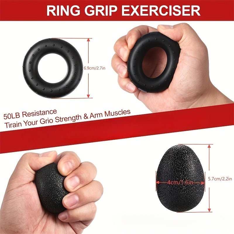 GRIPMAX – Set Completo di Allenamento per la Forza delle Mani per Potenza di Grip e Avambraccio