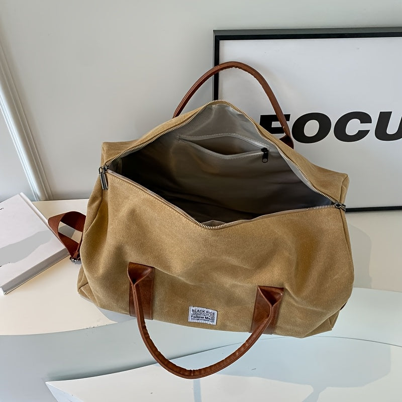 LUXIBAG - Borsa da Viaggio Vintage Lavata a Grande Capacità Organizer Multiuso