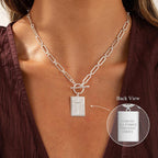 Collana in Catena a Clip Placcata in Oro 14K