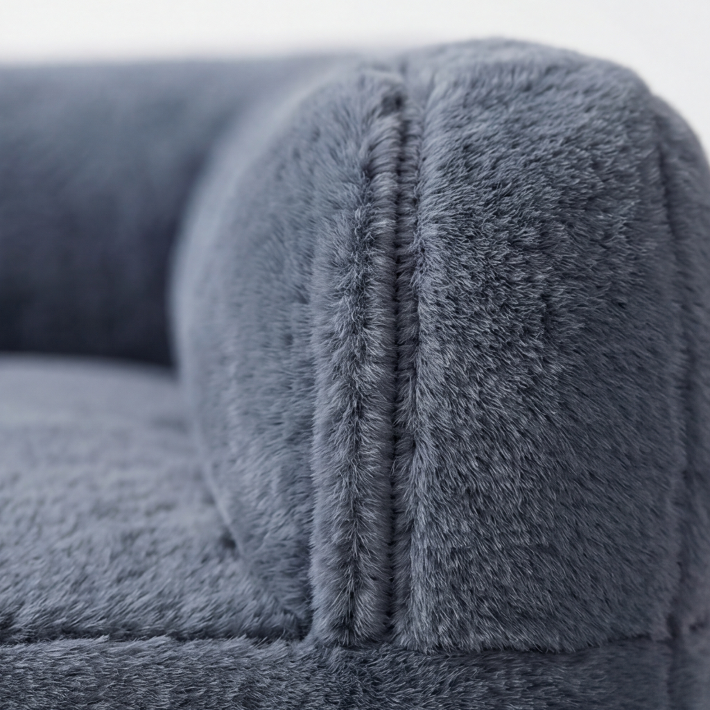 Pawluna – Divano per Animali Domestici in Peluche con Copertura Lavabile