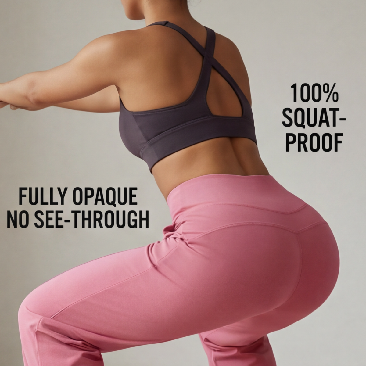 Elyra – Pantaloni Yoga Donna a Gamba Larga con Vita Incrociata