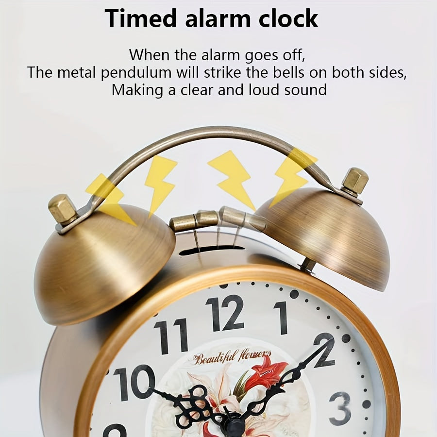 NORDIBELL – Orologio Alarm Luminosa Vintage Scandinavo