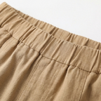 Linara – Pantaloni Tapered in Cotone e Lino