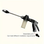 AQUABLAST - Pistola ad Acqua da Giardino ad Alta Pressione con Cannone per Schiuma e Spruzzatore a Lunga Maniglia