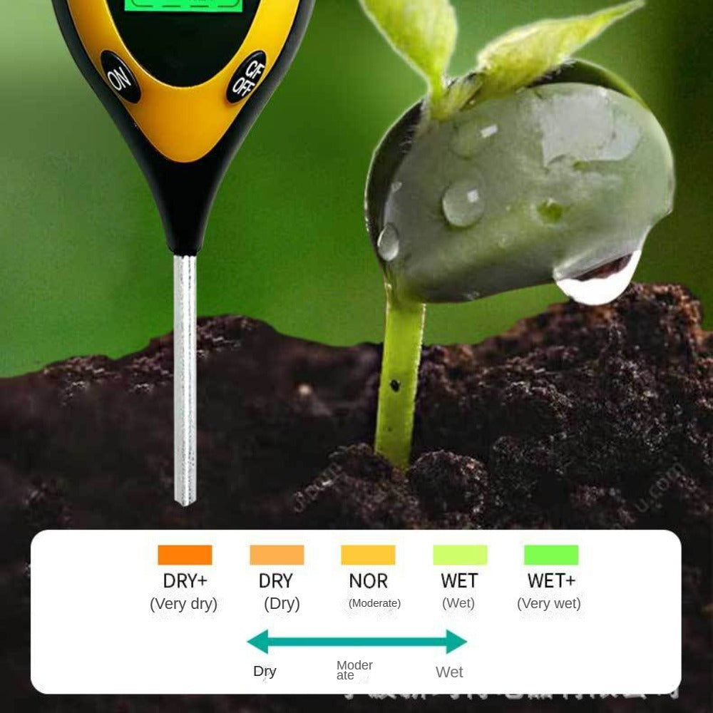 SOILMASTER – Misuratore di Umidità del Suolo Professionale 4-in-1