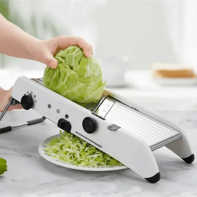 KITCHENWISE - Affettatrice Mandolina in Acciaio Inossidabile 18-in-1