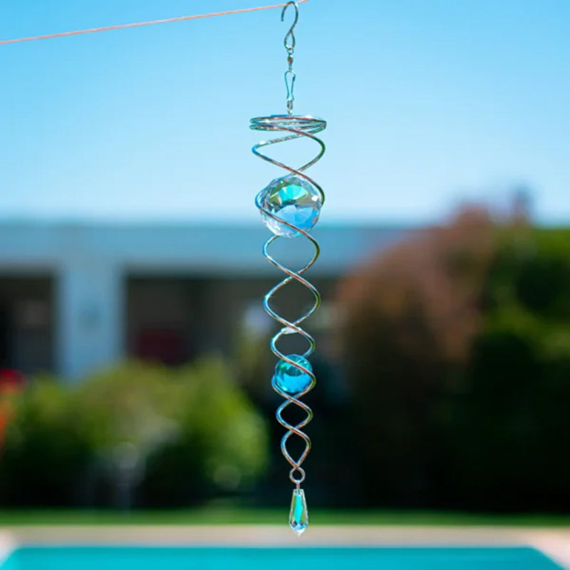 1+1 GRATIS | CrystalTwister - Spirale di Cristallo in Metallo per Windchime
