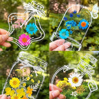 BlossomTabs - Adesivi Trasparenti Fai-da-Te per Segnalibri per Amanti dei Libri (20+20 Gratuiti)
