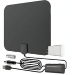 Antenna HDTV Digitale Amplificata Indoor da 300 Miglia con Amplificatore di Segnale