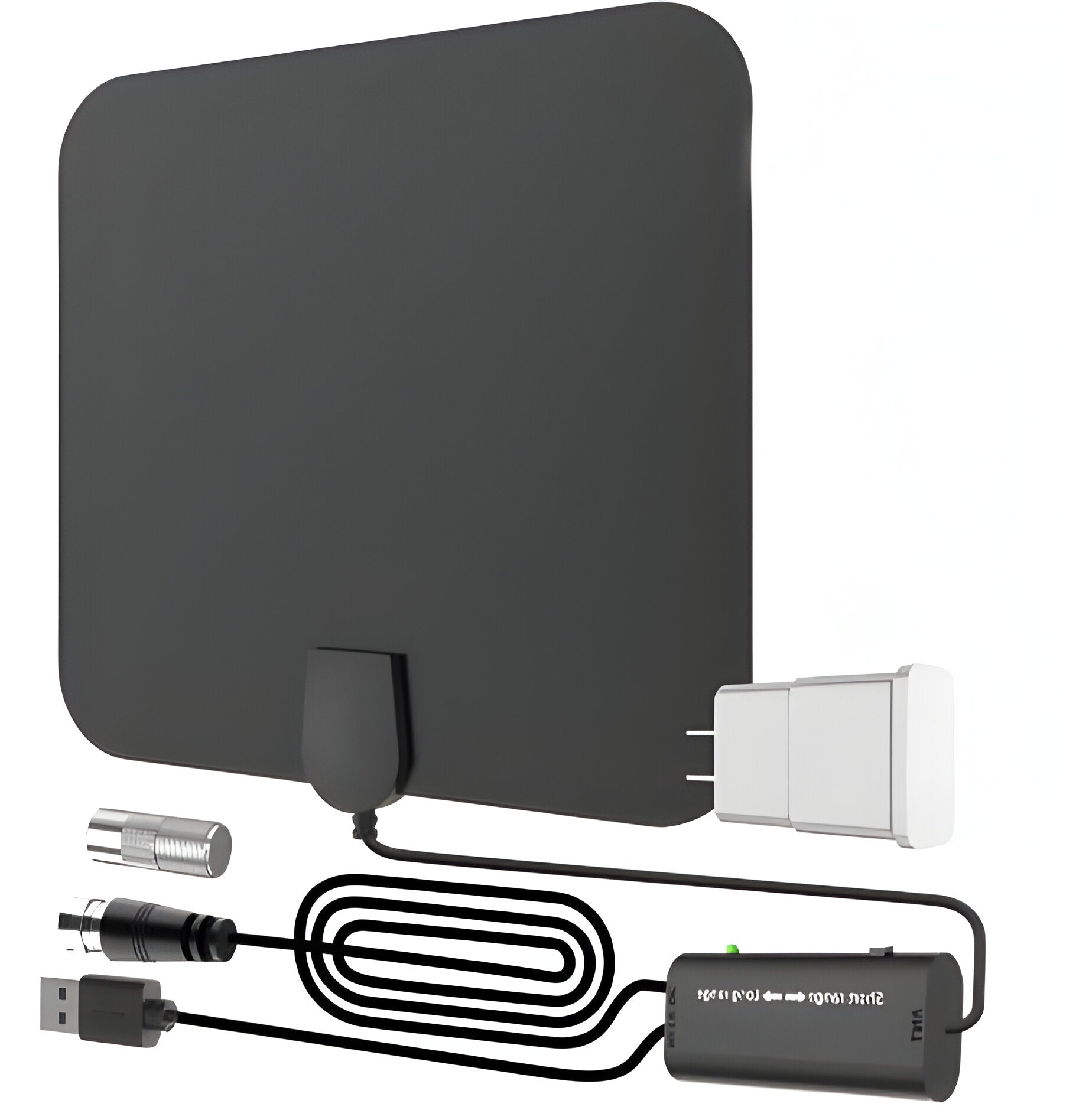 Antenna HDTV Digitale Amplificata Indoor da 300 Miglia con Amplificatore di Segnale