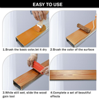 Oakura - Kit di strumenti per rullo texture legno fai-da-te in 2 pezzi