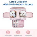 Vialune - Organizer per cosmetici da viaggio per donne
