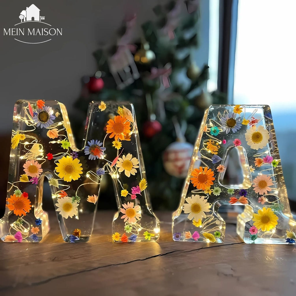 50% SCONTO | FloraLetter - Lettere floreali in resina