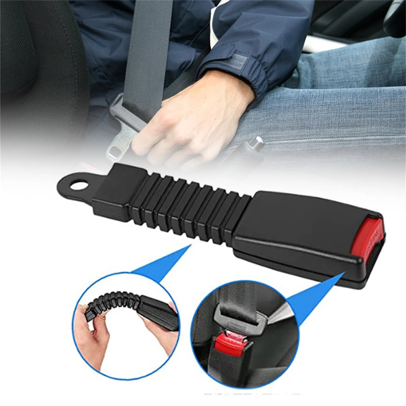 Estensore di Cintura di Sicurezza Regolabile per Comfort e Sicurezza in Auto