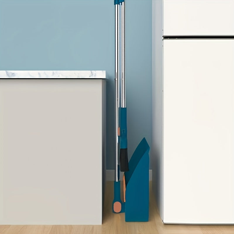 CLEANSWEEP PRO – Set di Scopa e Paletta con Manico Lungo Rotante e Denti a Pettine Integrati