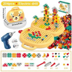 Gioco educativo di costruzione con trapano incluso