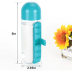 Bottiglia d'Acqua con Organizzatore di Pillole