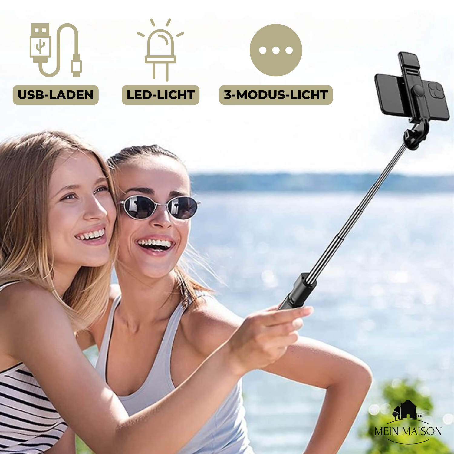 SnapPro – Il tuo selfie stick Bluetooth 6-in-1 per scatti perfetti
