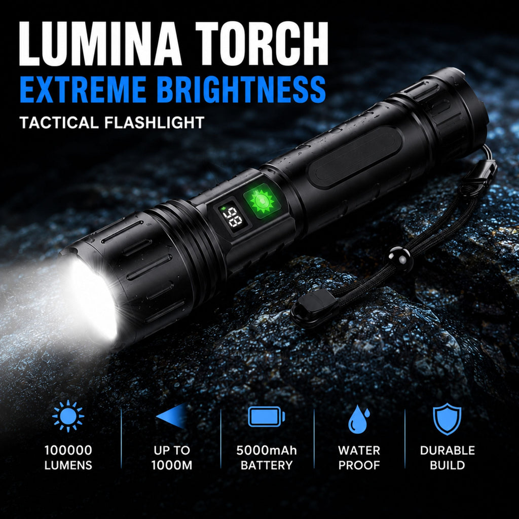 LUMINA TORCH – Torcia tattica ad alta luminosità