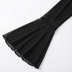 Velara - Abito in rete ricamato con spalle scoperte per donna