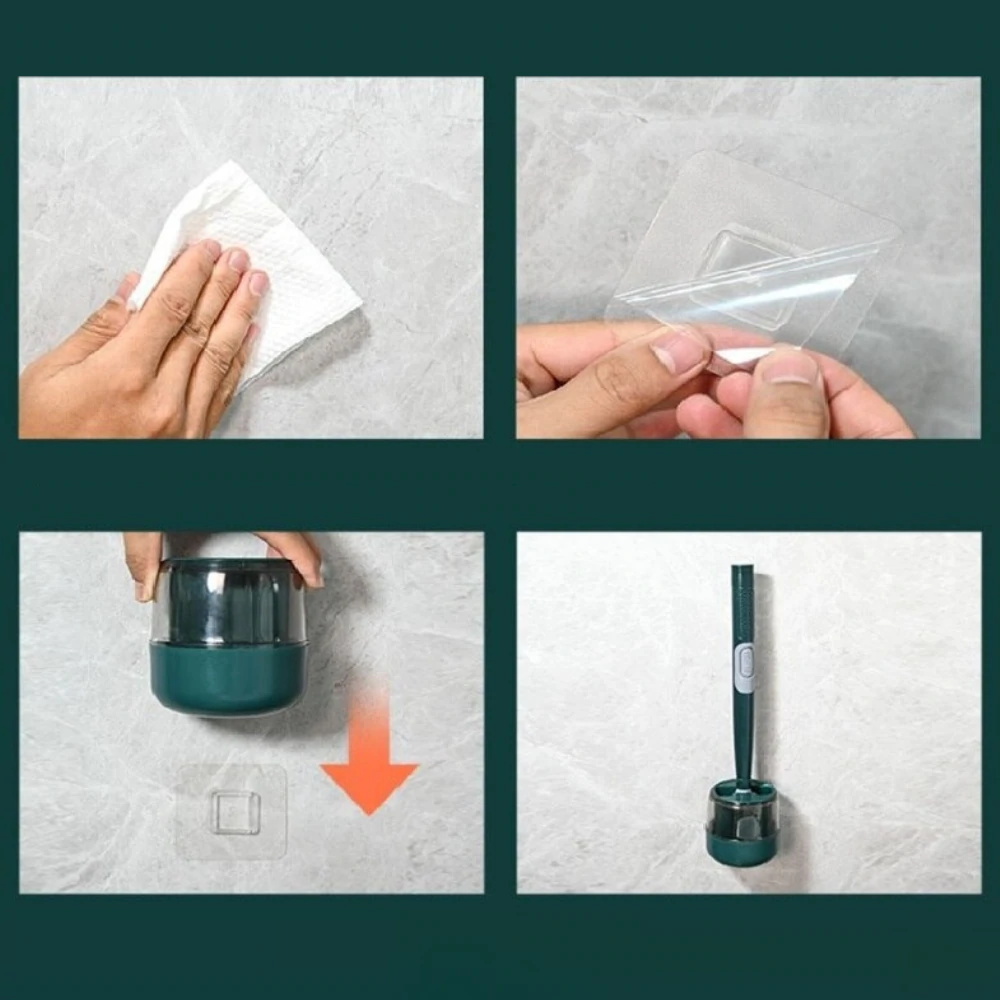 Spazzola per WC flessibile per una pulizia precisa e facile