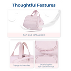 Vialune - Organizer per cosmetici da viaggio per donne