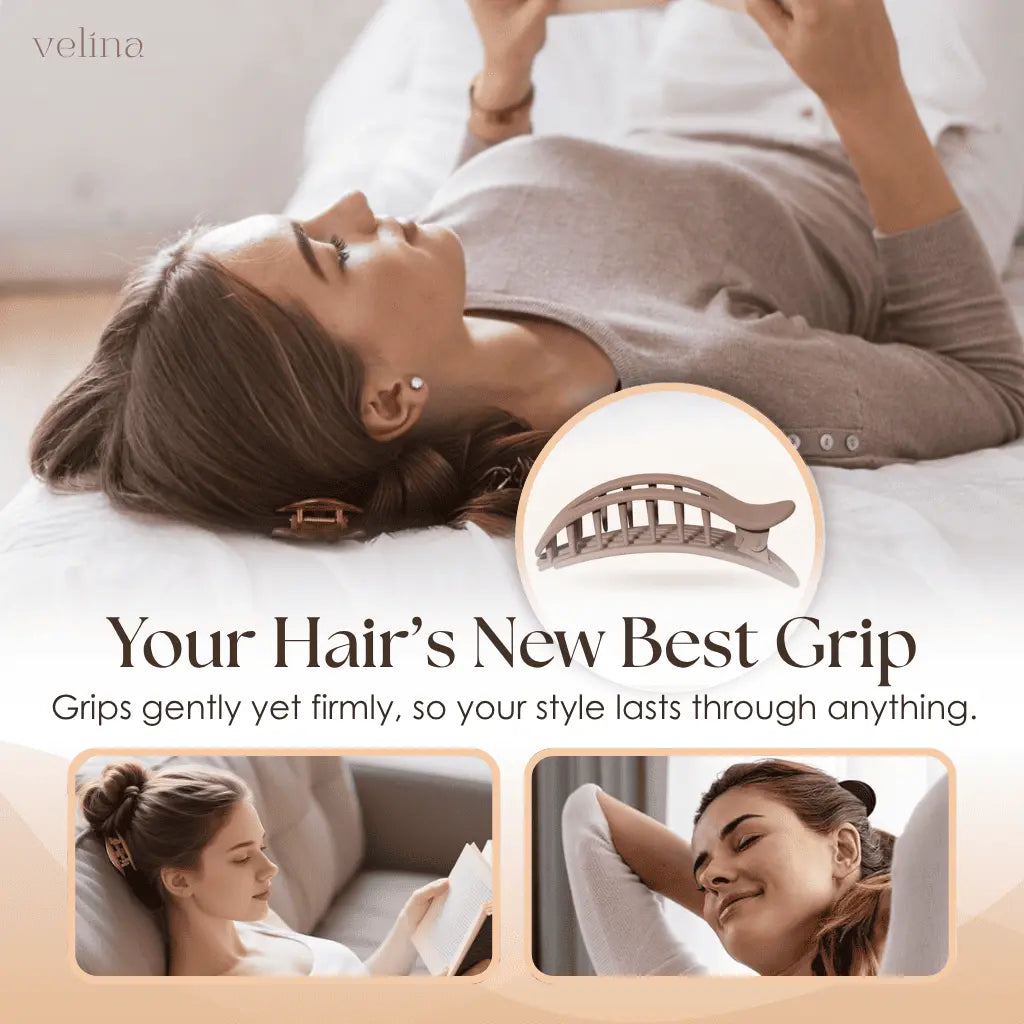 Velina – Set di 4 Clip Comfort Piatte