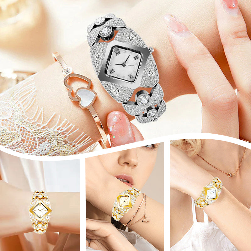 Lucelina - Orologio in pietra elegante in stile vintage per donne