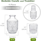 Set di Caraffe Vintage Embossed