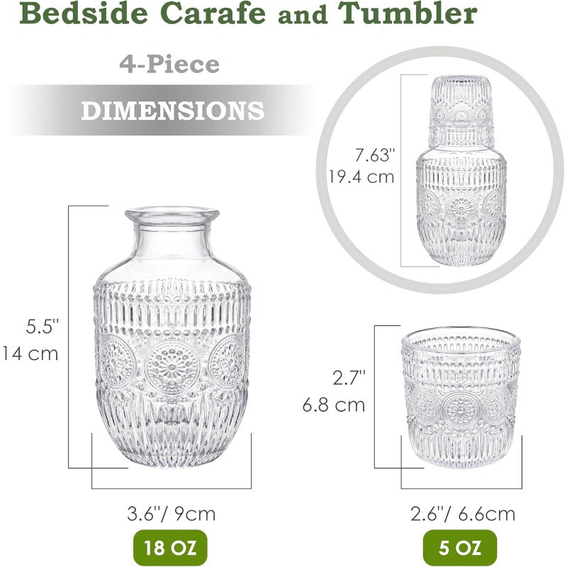 Set di Caraffe Vintage Embossed