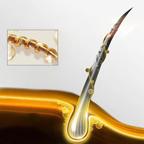 Crema lisciatrice istantanea per capelli setosi