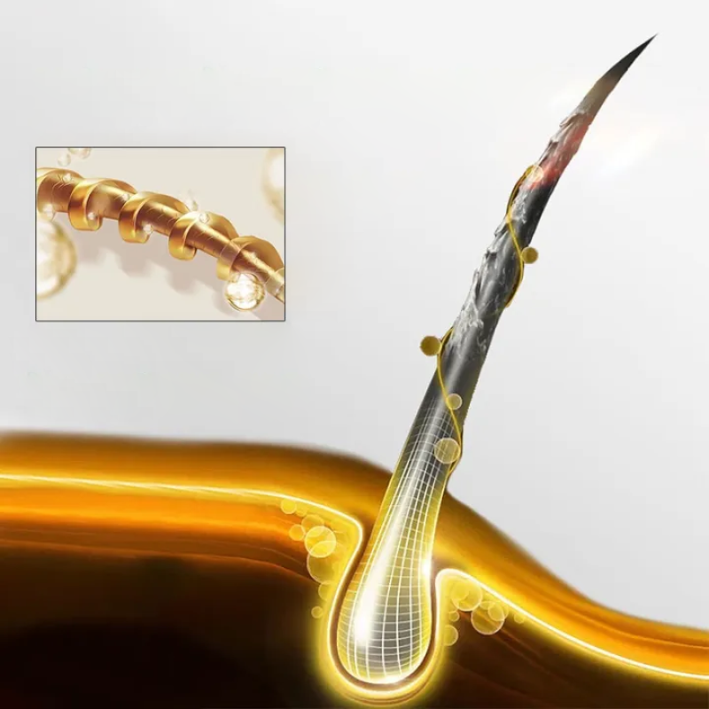 Crema lisciatrice istantanea per capelli setosi