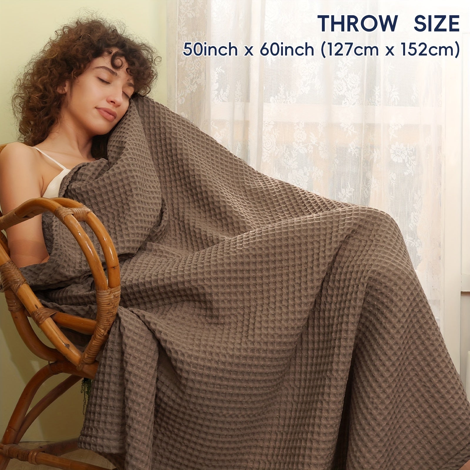 CLOUDWEAVE – Coperta leggera a waffle per un comfort accogliente in tutte le stagioni