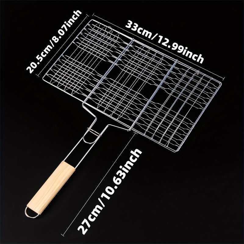 GRILLGRID – Cestino BBQ di Grande Capacità per un Controllo Uniforme della Grigliatura all'Aperto