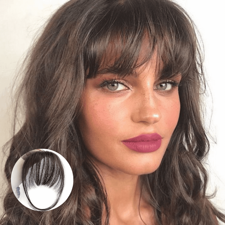 Frangia clip-in per un look trasformato all'istante