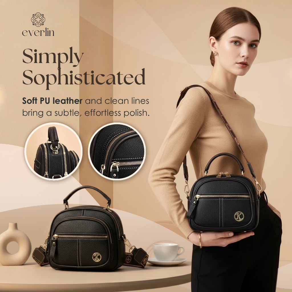 Everlin – Borsa a tracolla quotidiana per uno stile senza sforzo