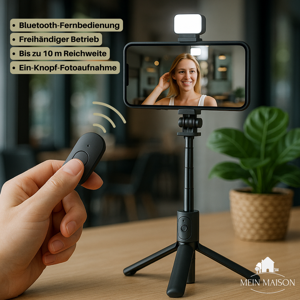 SnapPro – Il tuo selfie stick Bluetooth 6-in-1 per scatti perfetti
