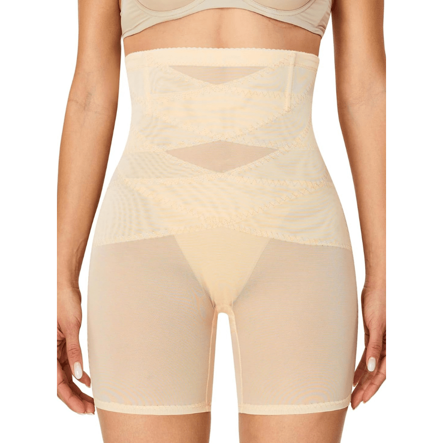 Lovushape - Shapewear Alta in Vita per Addominali e Glutei con Compressione Incrociata