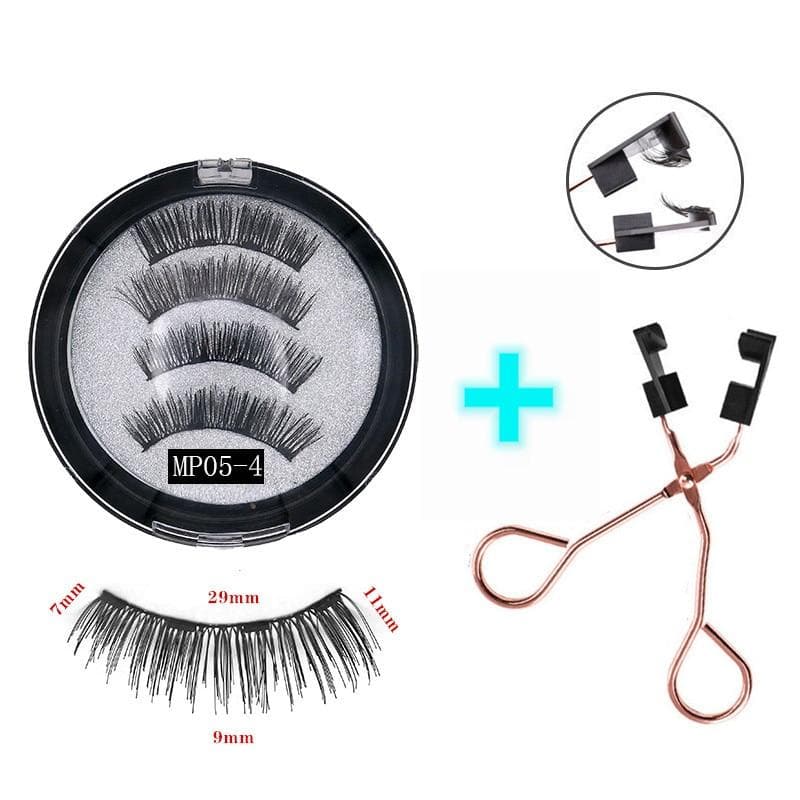 ( 1 + 1 GRATIS ) Ciglia magnetiche 3D