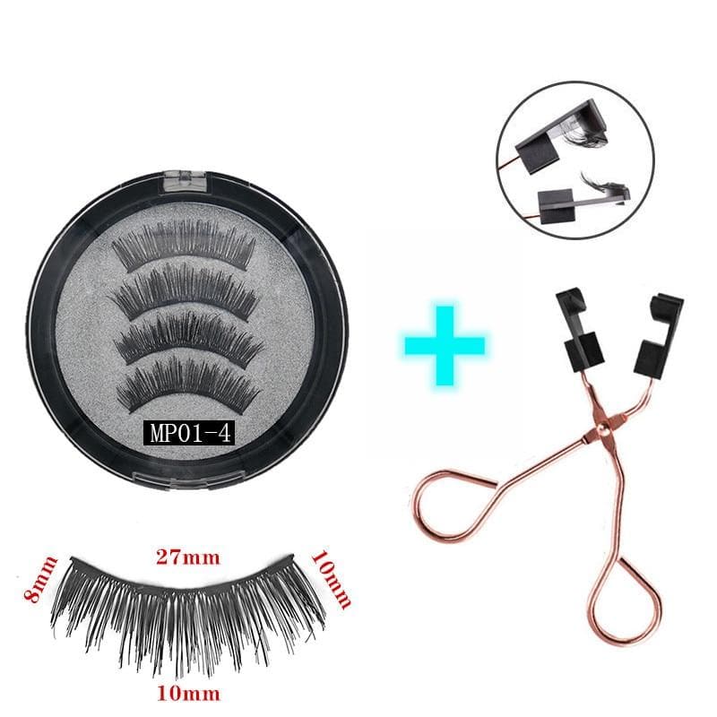 ( 1 + 1 GRATIS ) Ciglia magnetiche 3D
