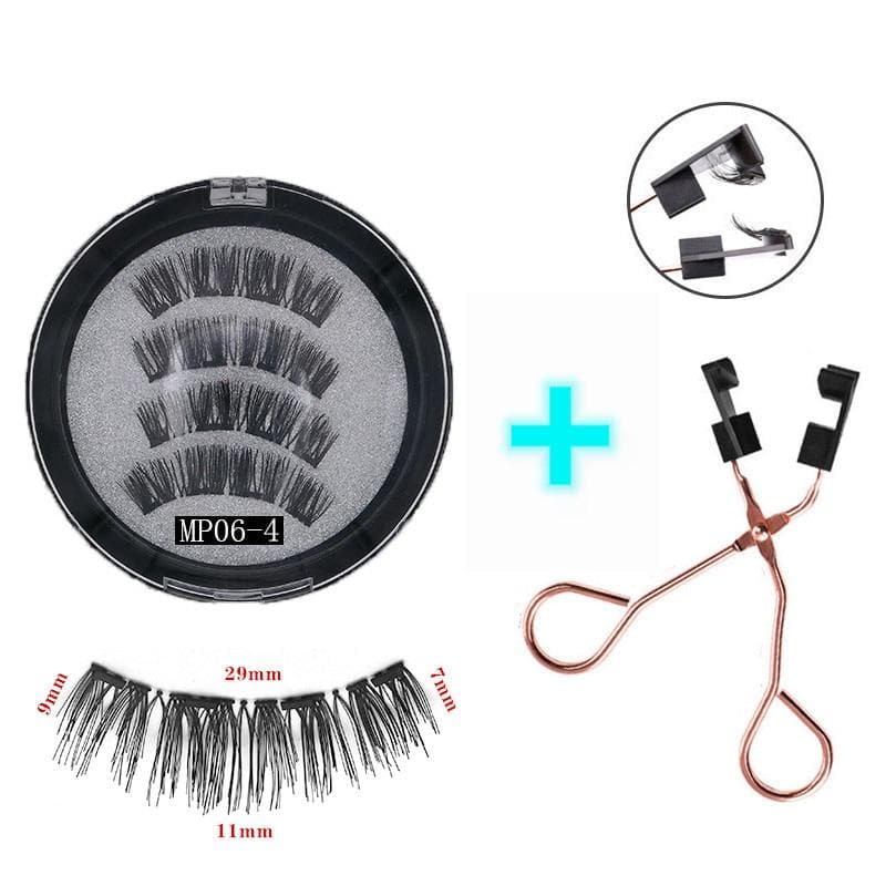 ( 1 + 1 GRATIS ) Ciglia magnetiche 3D