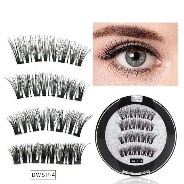 ( 1 + 1 GRATIS ) Ciglia magnetiche 3D